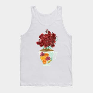 A Teacup of Roses Tank Top